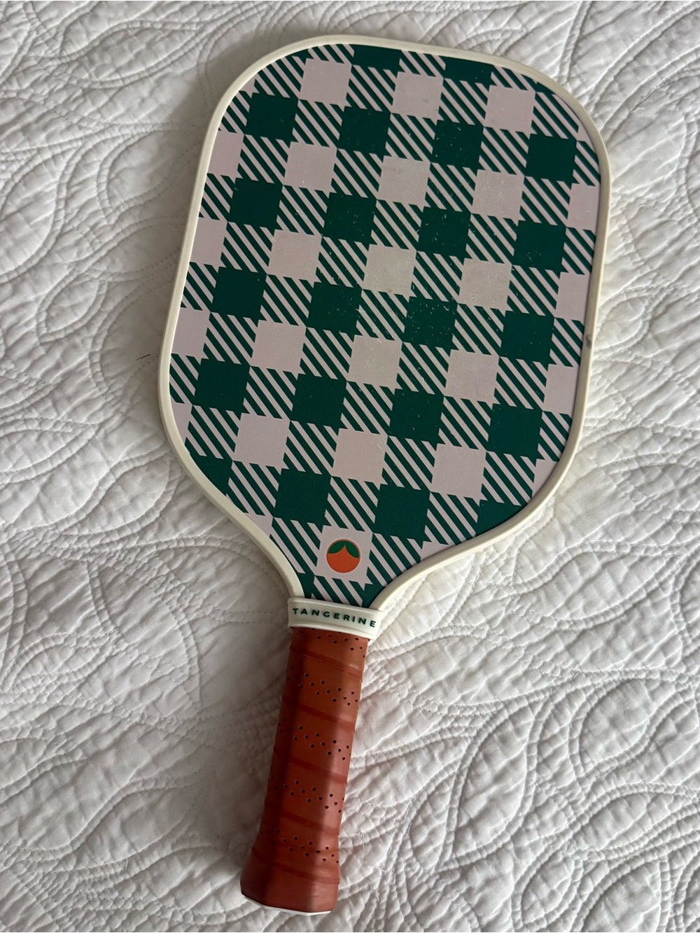 Tangerine cannon beach pickleball paddle